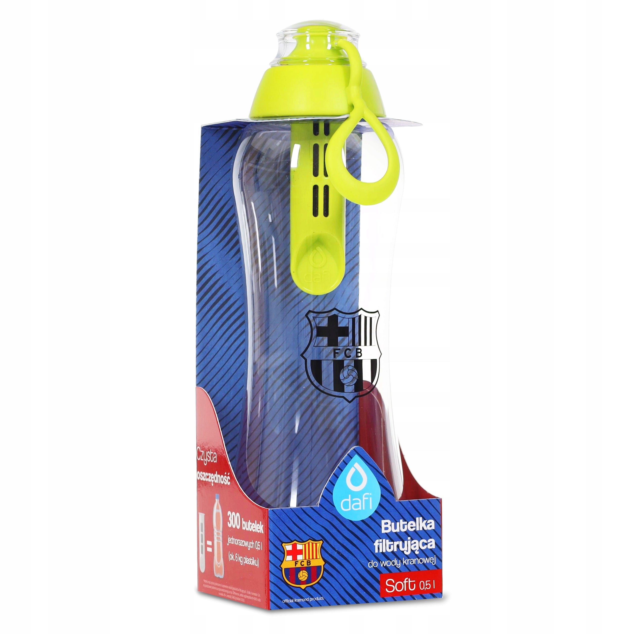 Bottle LEWANDOWSKI Dafi FC Barcelona 0,5l+1 filter EAN (GTIN) 5904870075791