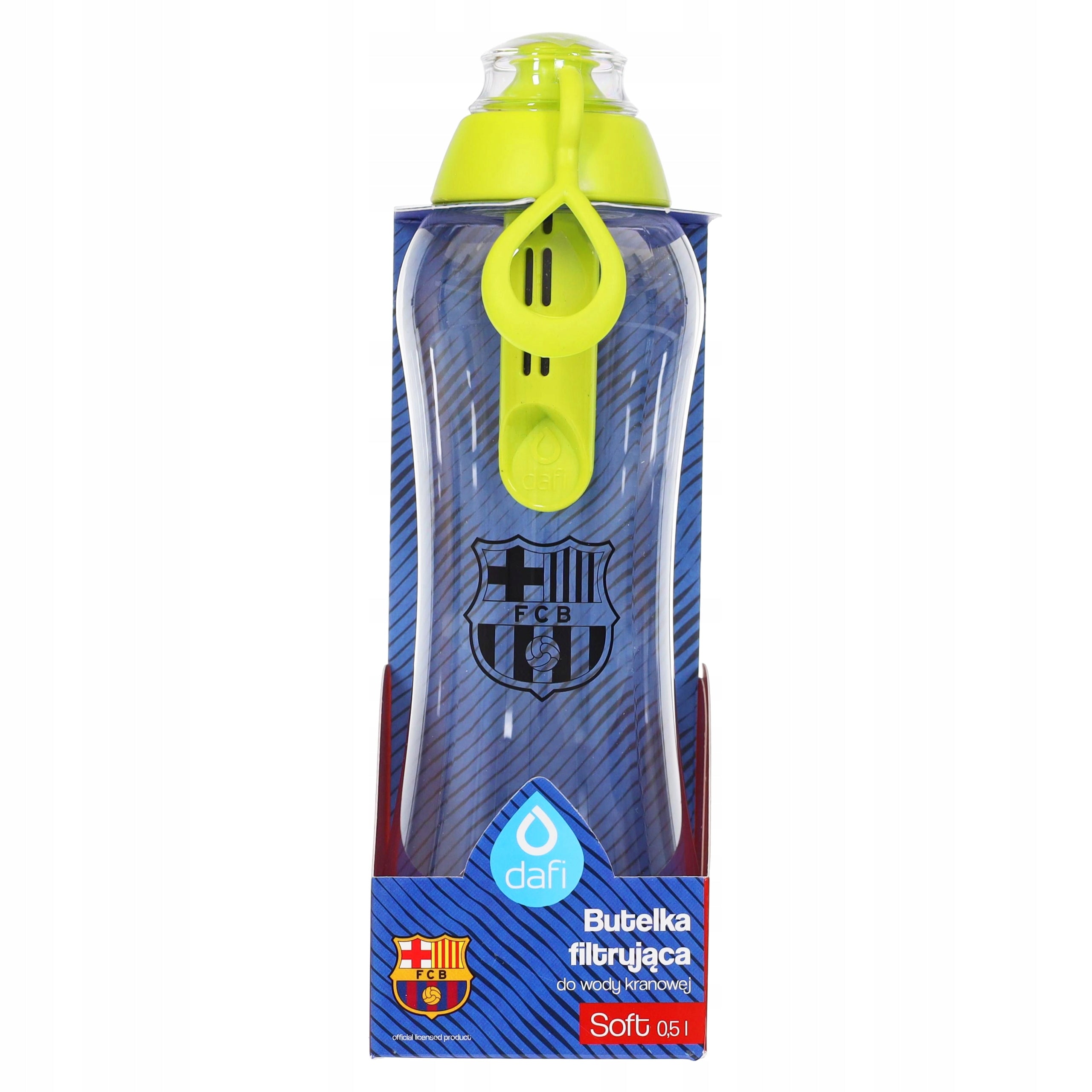 Bottle LEWANDOWSKI Dafi FC Barcelona 0,5l+1 filter Manufacturer code D.BUT.DAFI.0.5.Z.1WK.FC.LIM.P