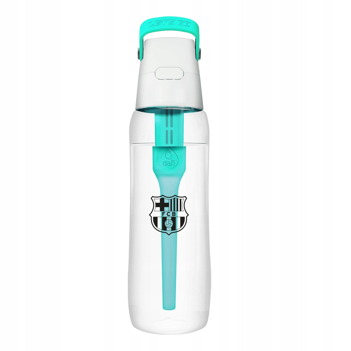 Bottle LEWANDOWSKI Dafi FC Barcelona 0,7l TURQUOISE EAN (GTIN) 5904870075647