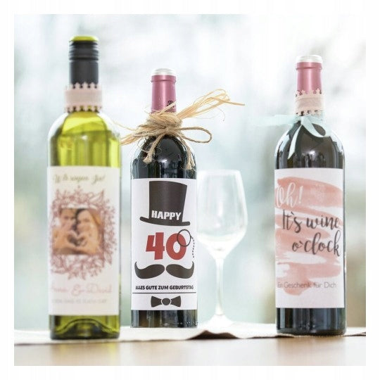 Bottle Labels - Gift, Wedding MD4001 Manufacturer code MD4001