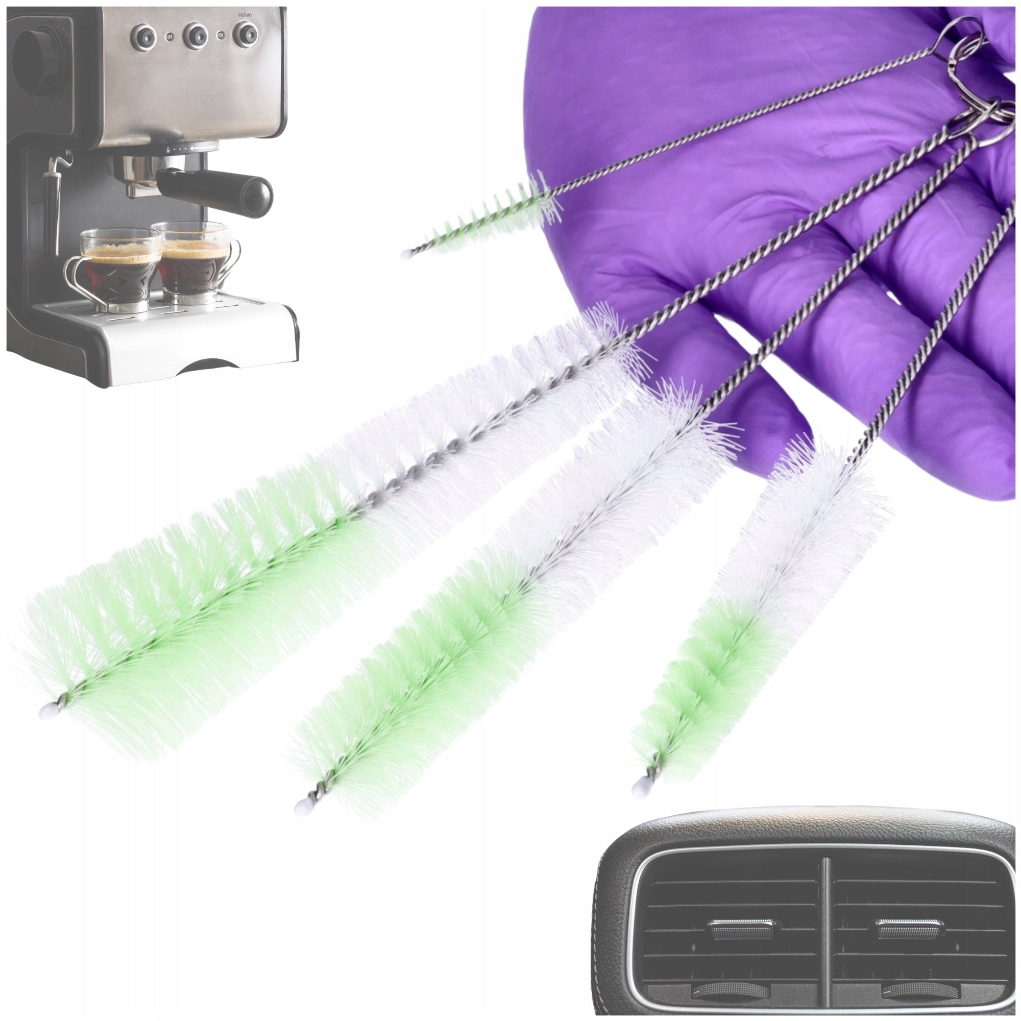 Bottle Maker Cleaning Brush Set Universal Set x 4 Pcs