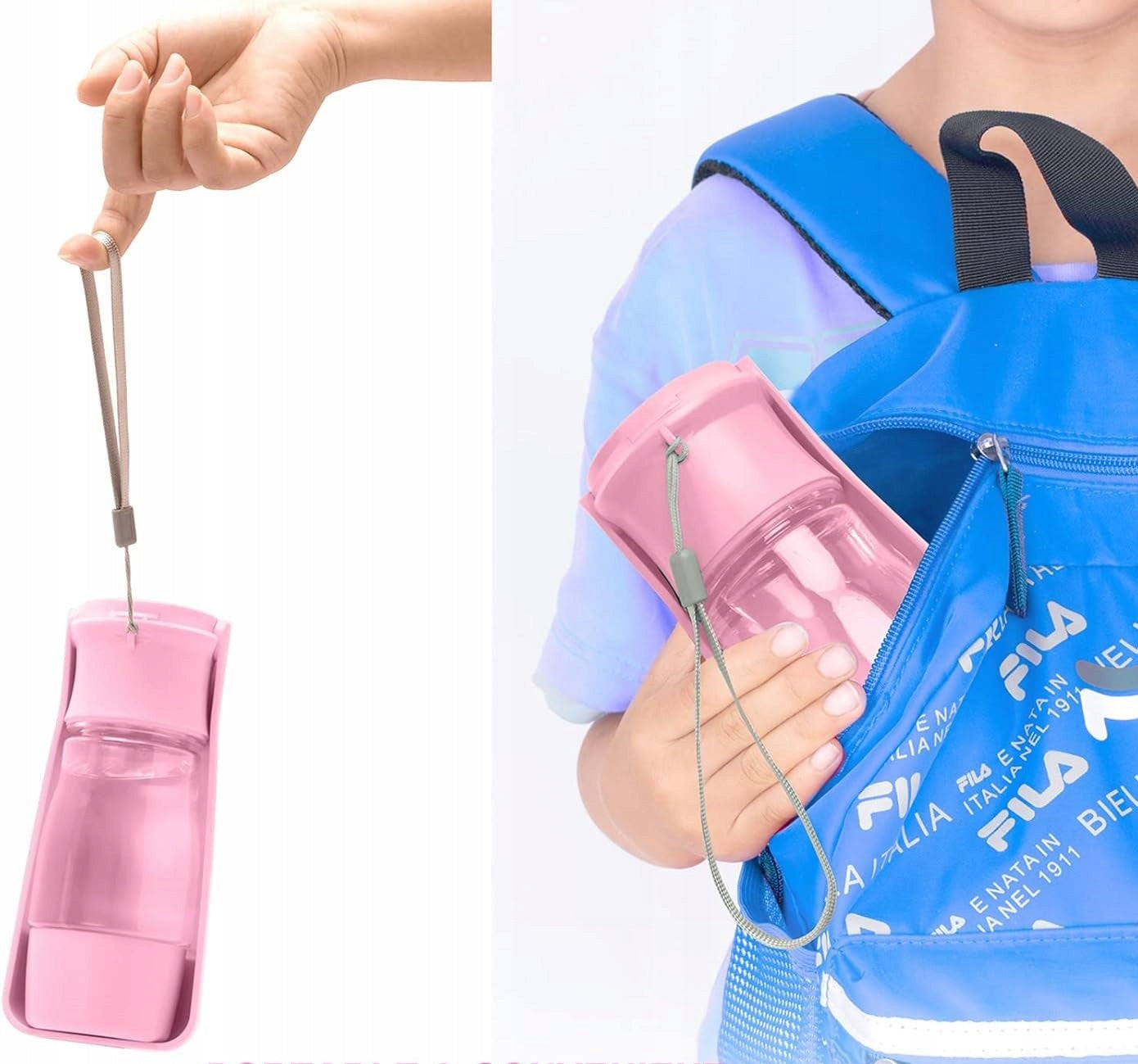 Bottle Tourist Bowl Water Bottle Portable Cat Dog Drinker 3in1 EAN (GTIN) 5059648638347