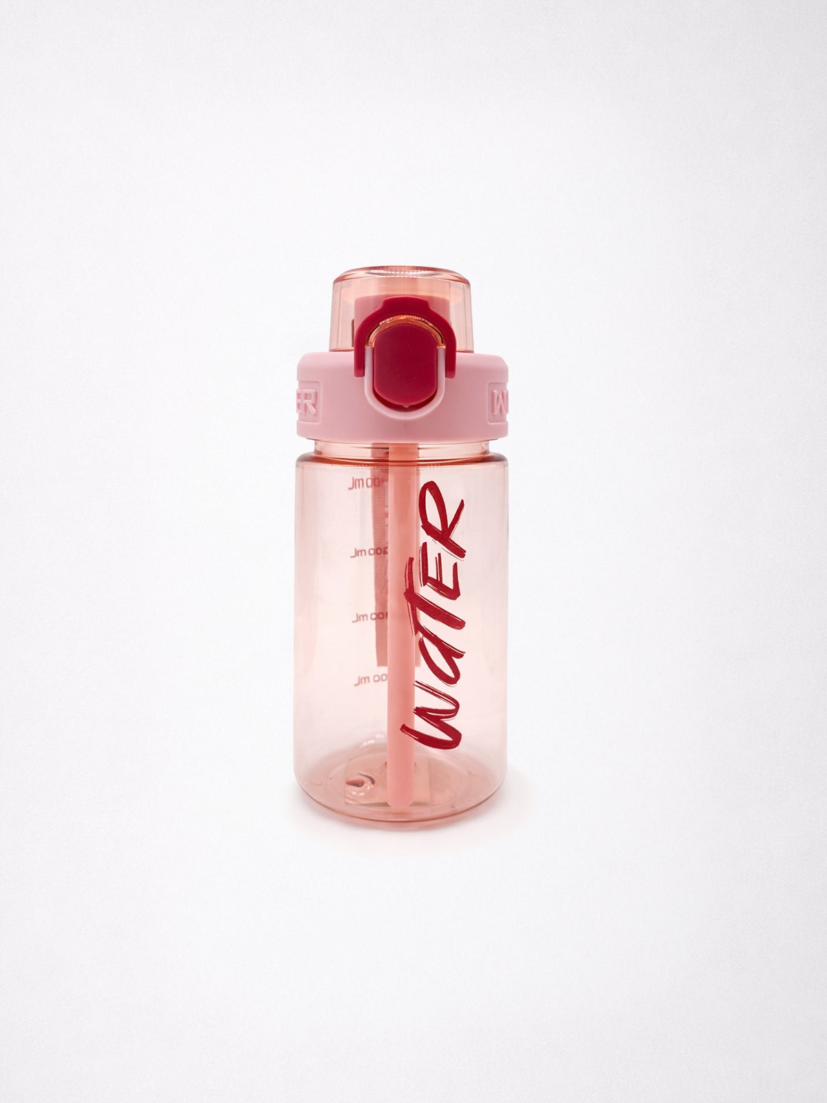 Bottle Water Bottle Small 400ml Mouthpiece 2in1 Lock Lid Holder Roses Brand no brand