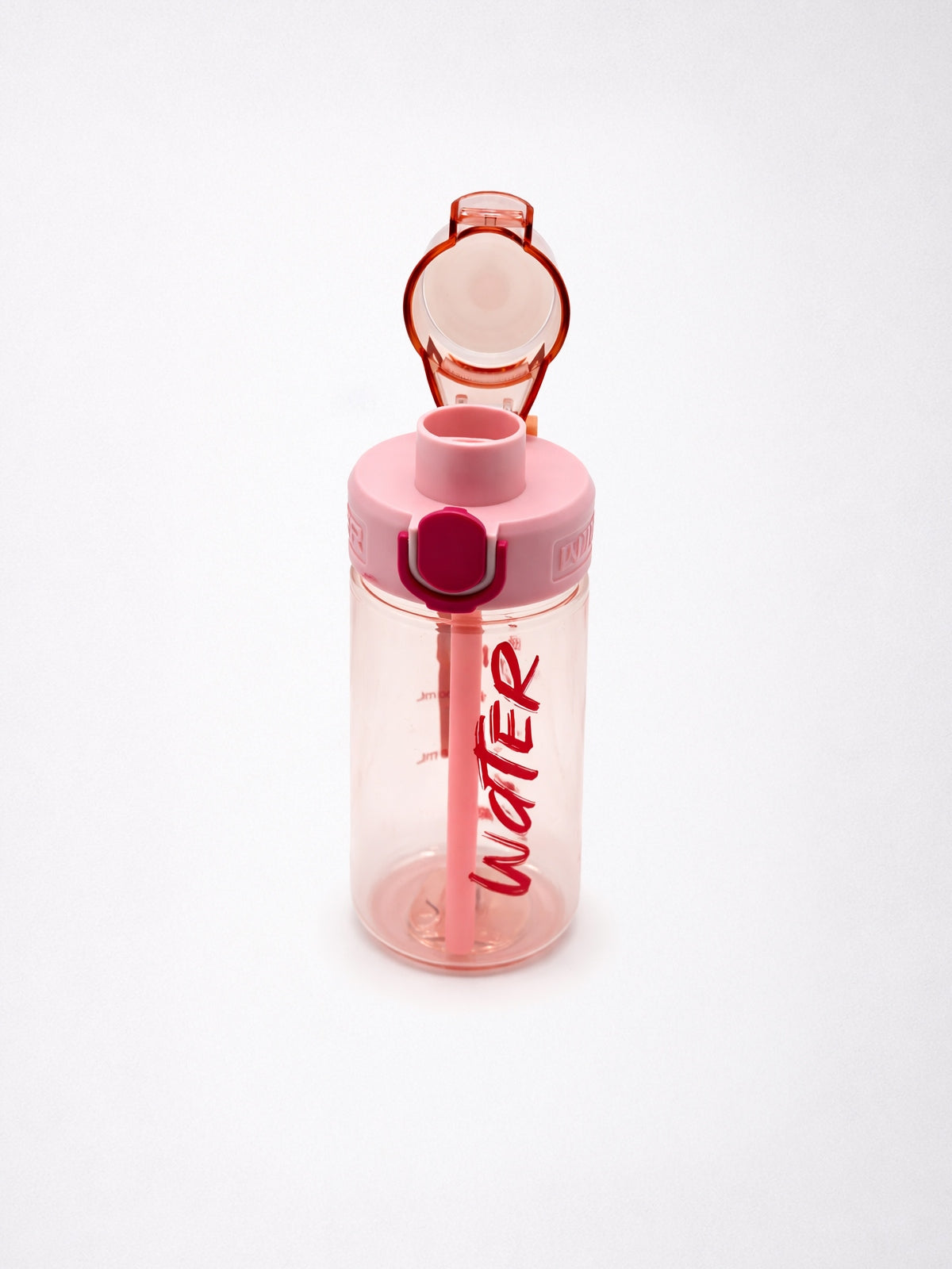Bottle Water Bottle Small 400ml Mouthpiece 2in1 Lock Lid Holder Roses Volume 400 ml