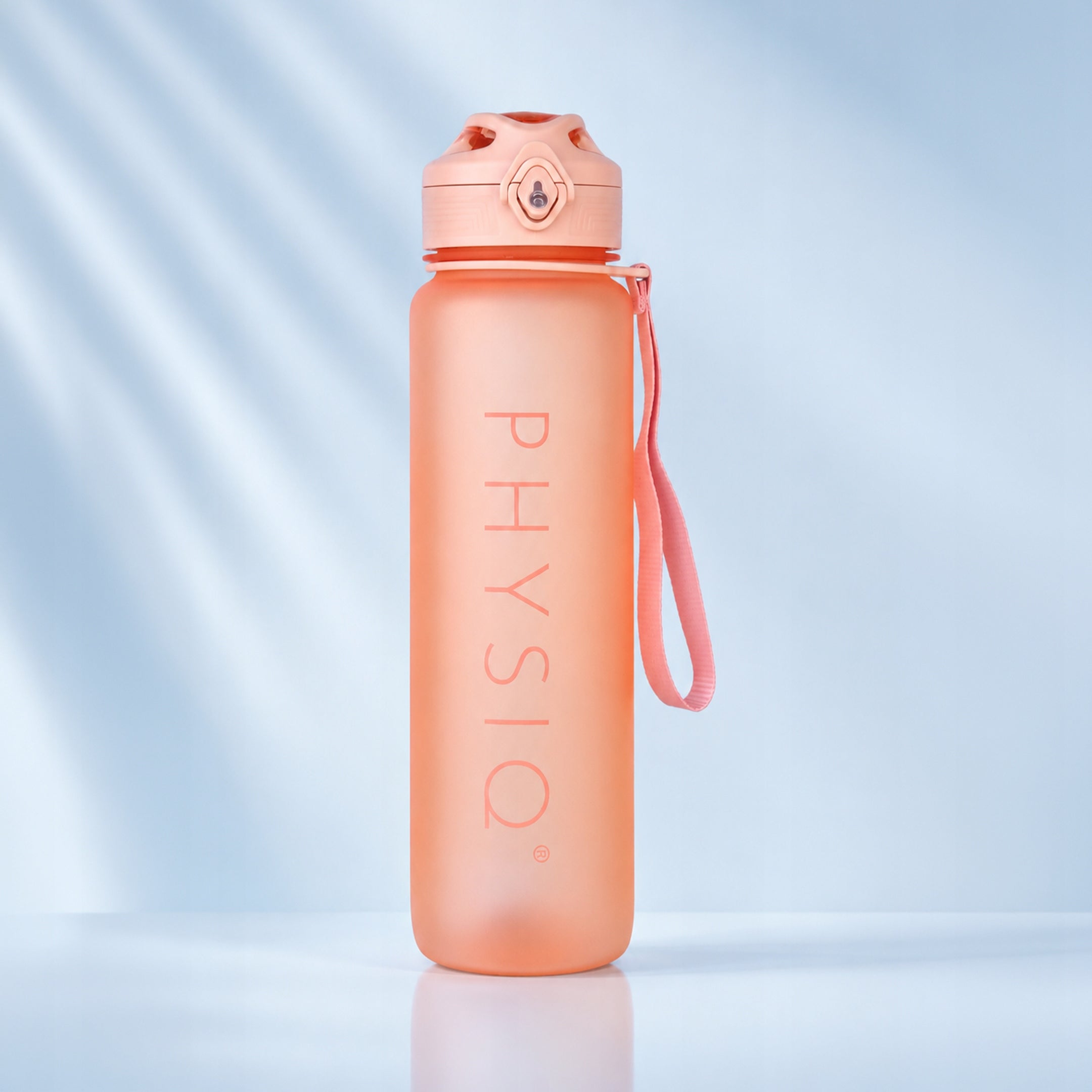 Bottle Water Bottle Tritan Airtight Measure 1000ml BPA Free PEACH Kind water bottle