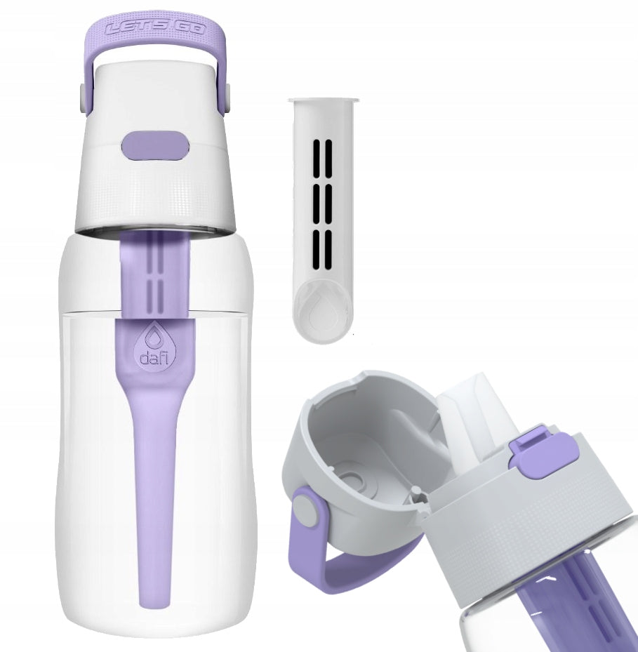 Bottle bottle DAFI 0,5L Lavender by Joanna Krupa