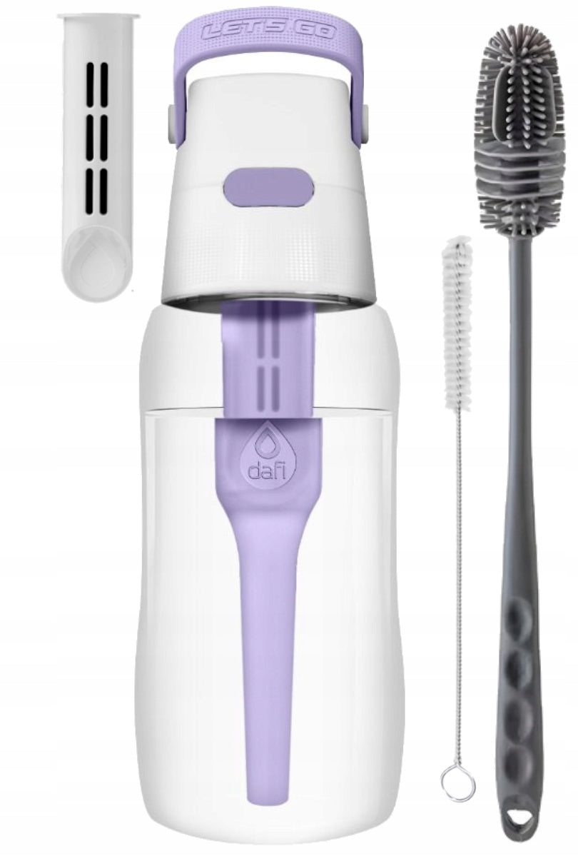 Bottle brush cleaner set + bottle Dafi Solid lavender 0,5