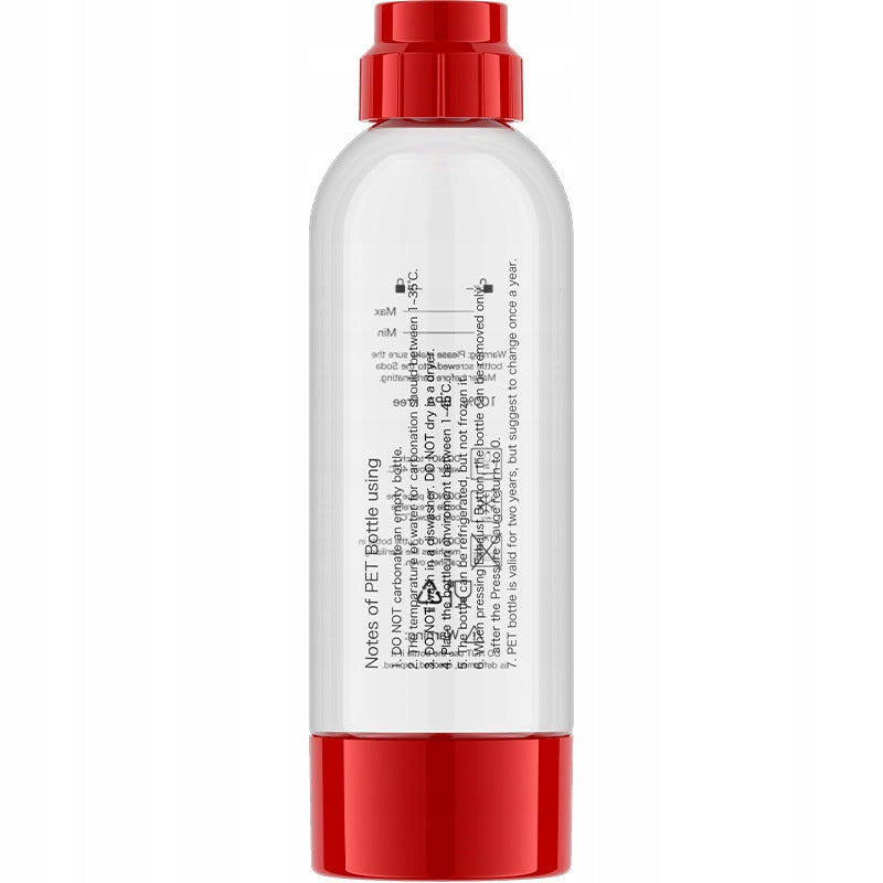 Bottle for saturator ViO SodaBoom SD-7006 red - reusable 1l - red