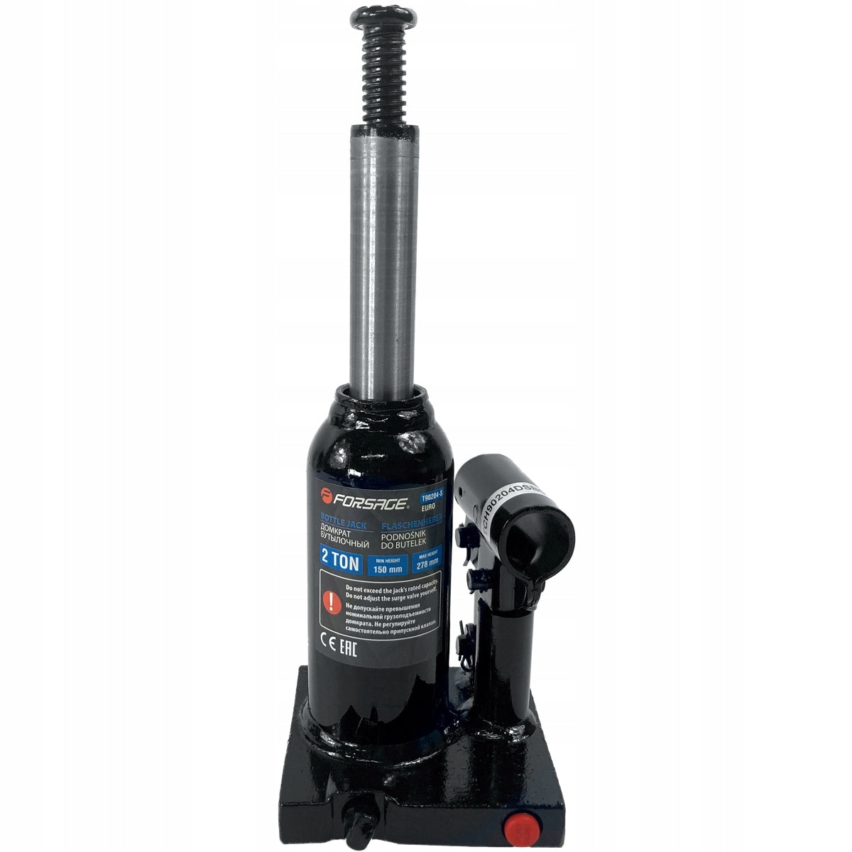 Bottle jack hydraulic jack 2 tons suitcase Manufacturer code 9600