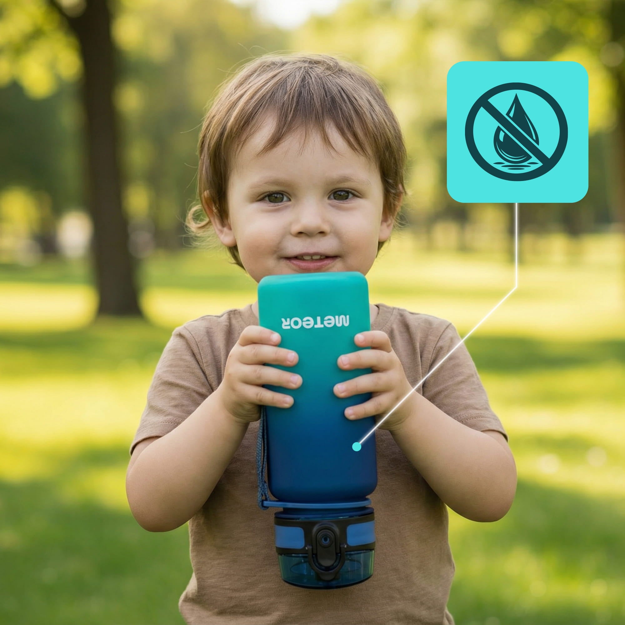 Bottle sports bottle 350ml for a child on a trip with mouthpiece SITKO Manufacturer code 17657