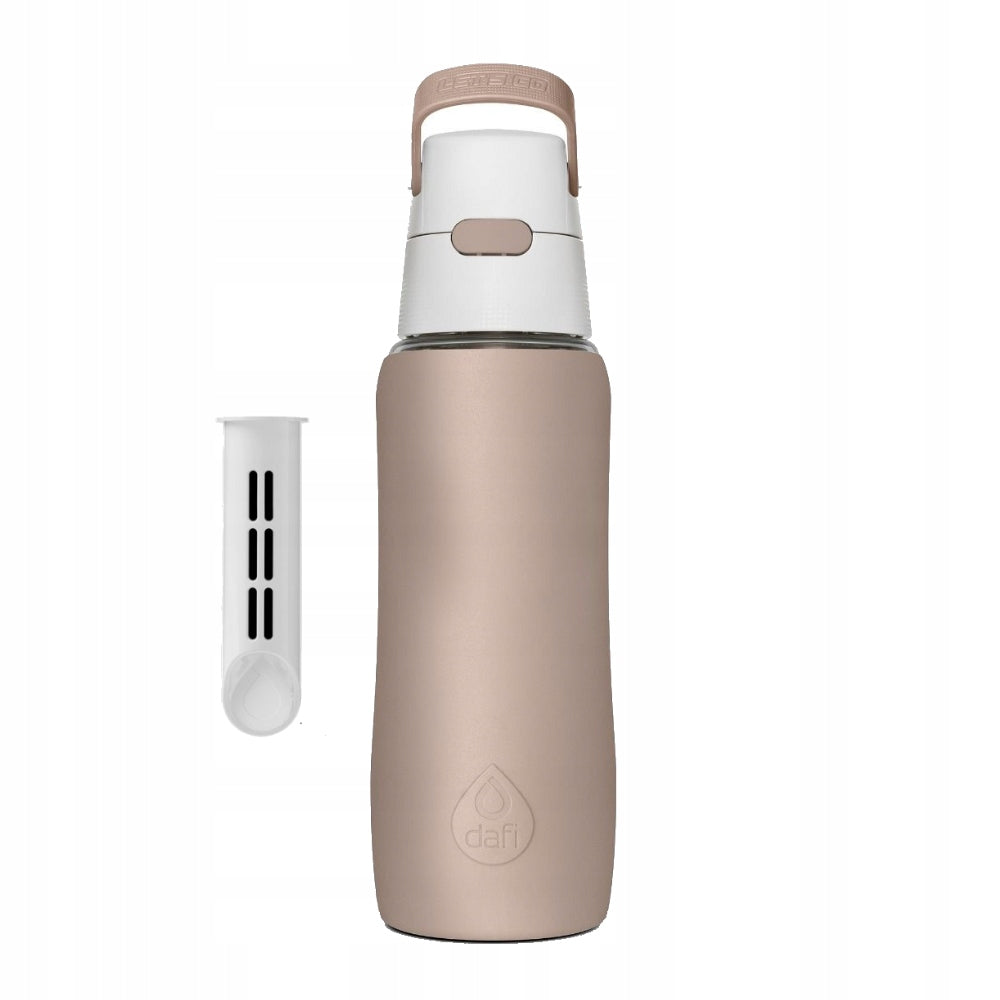 Bottle water filter bottle 0,7 cappuccino + filter Dafi Solid SiliconeFit Packaging status original