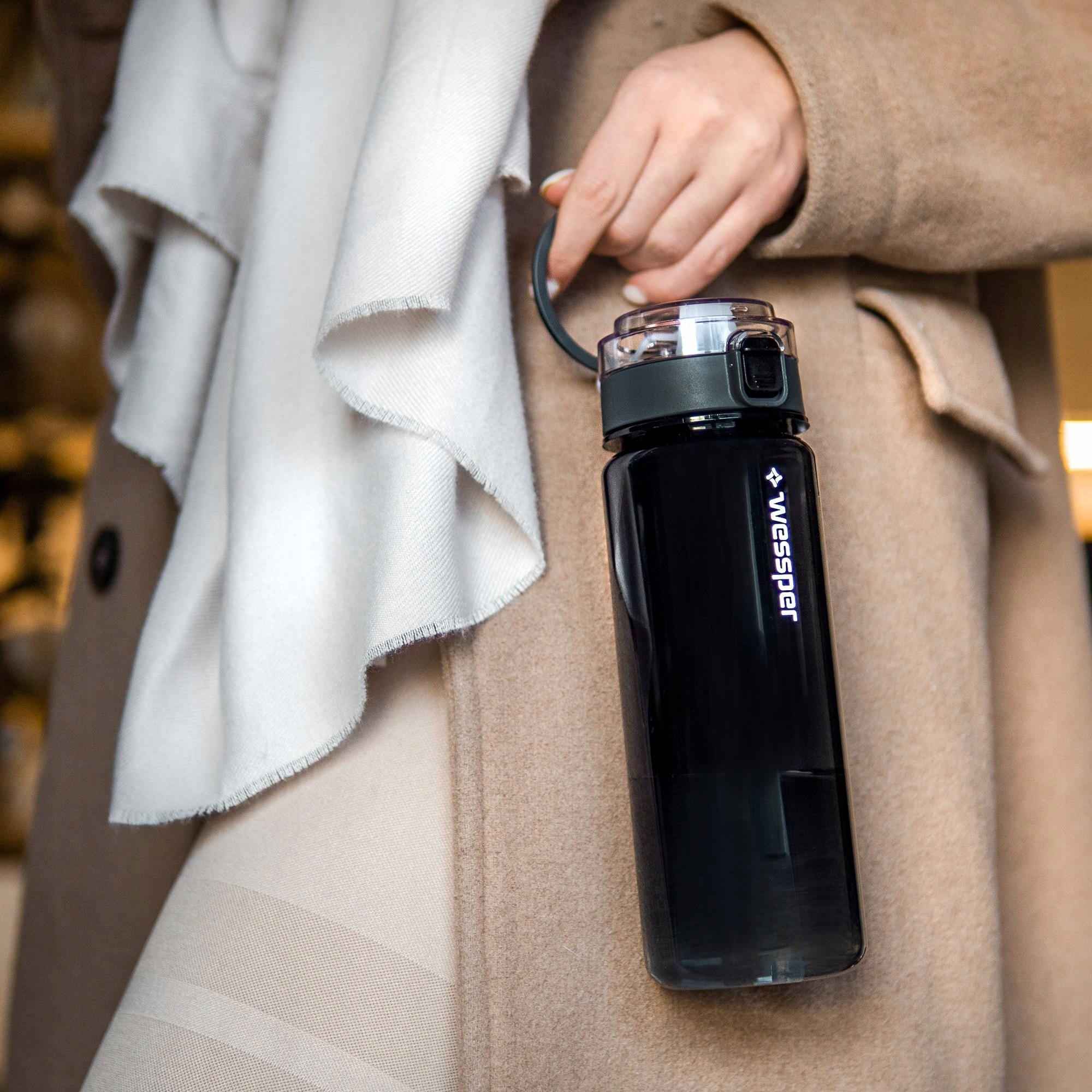 Bottle water filter bottle Wessper ActiveMax Clarti 0,68l + 1x Filter Manufacturer code WES263-GR
