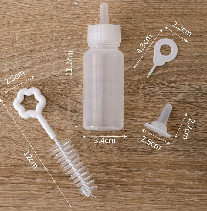 Bottle with pacifier for feeding puppies kittens small mammals 57ml Manufacturer code RVS.BT6847