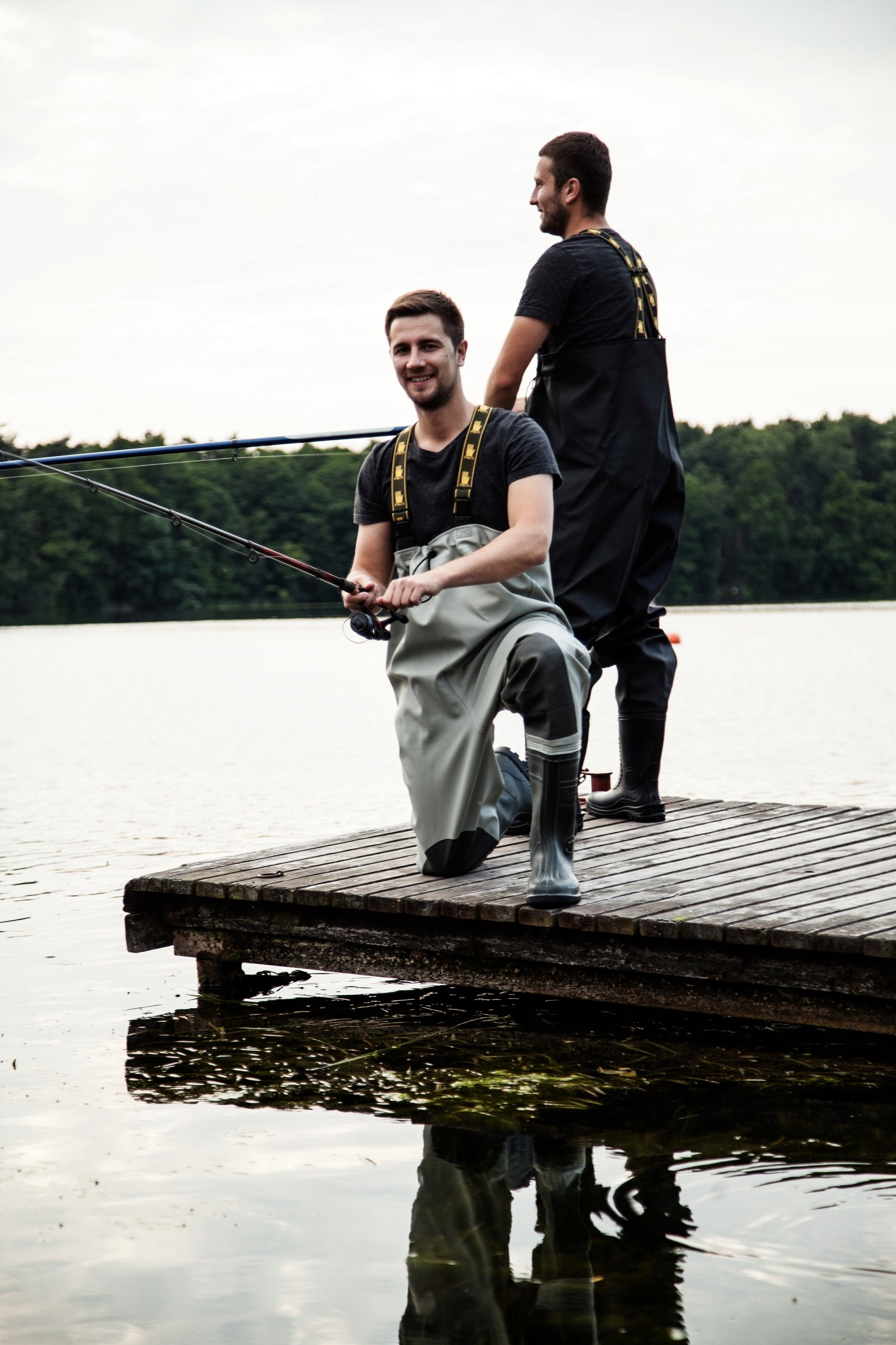Bottoms PROS Reinforced Fishing Waterers POLISH Fishing Harness STRONG Dominant material other
