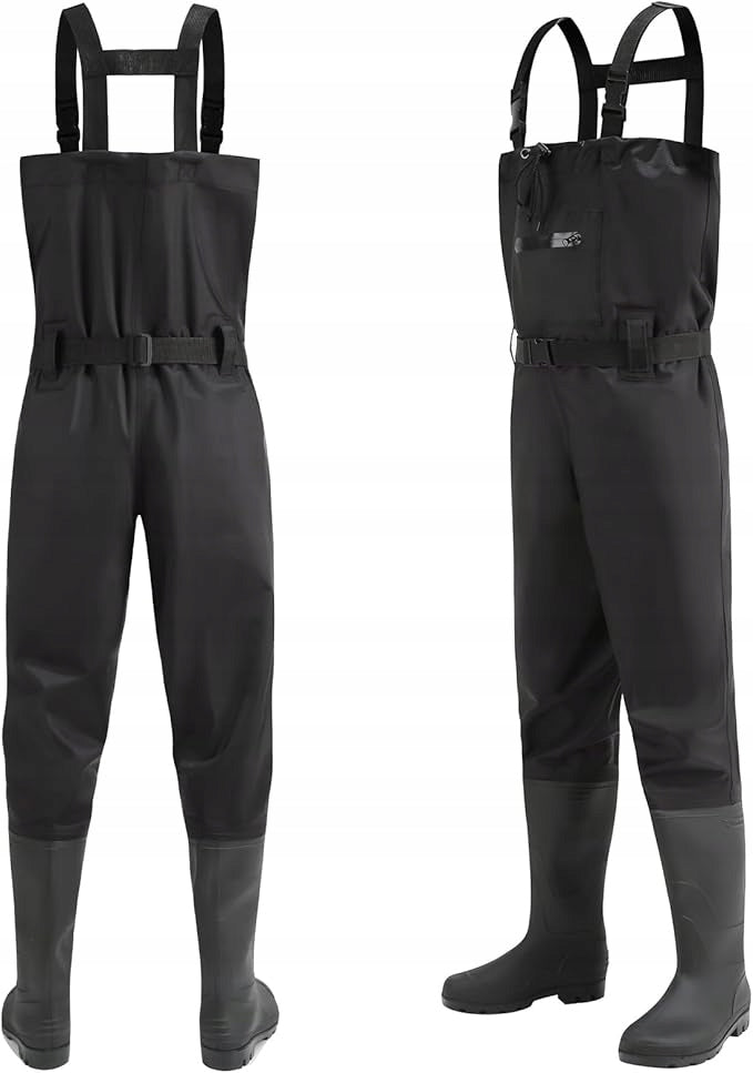 Bottoms Waterers Black Fishing Adjustable POCKET WATERPROOF size.46 Brand no brand