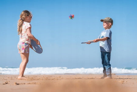 Bounce Rackets BS Toys Game Outside Pallets Ball Reflex Coordination 6+ Kid's age 6＋ years
