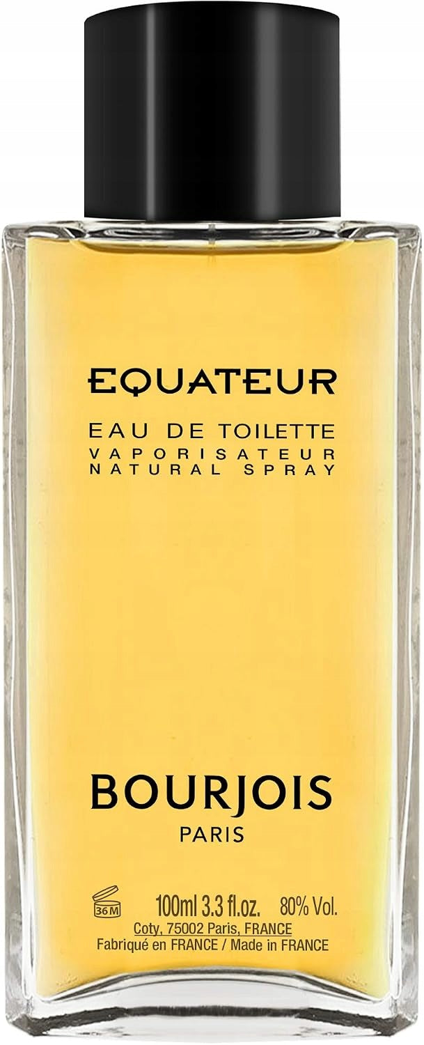 Bourjois Equateur Men's Eau De Toilette 100ml Wood Long Lasting Brand Bourjois