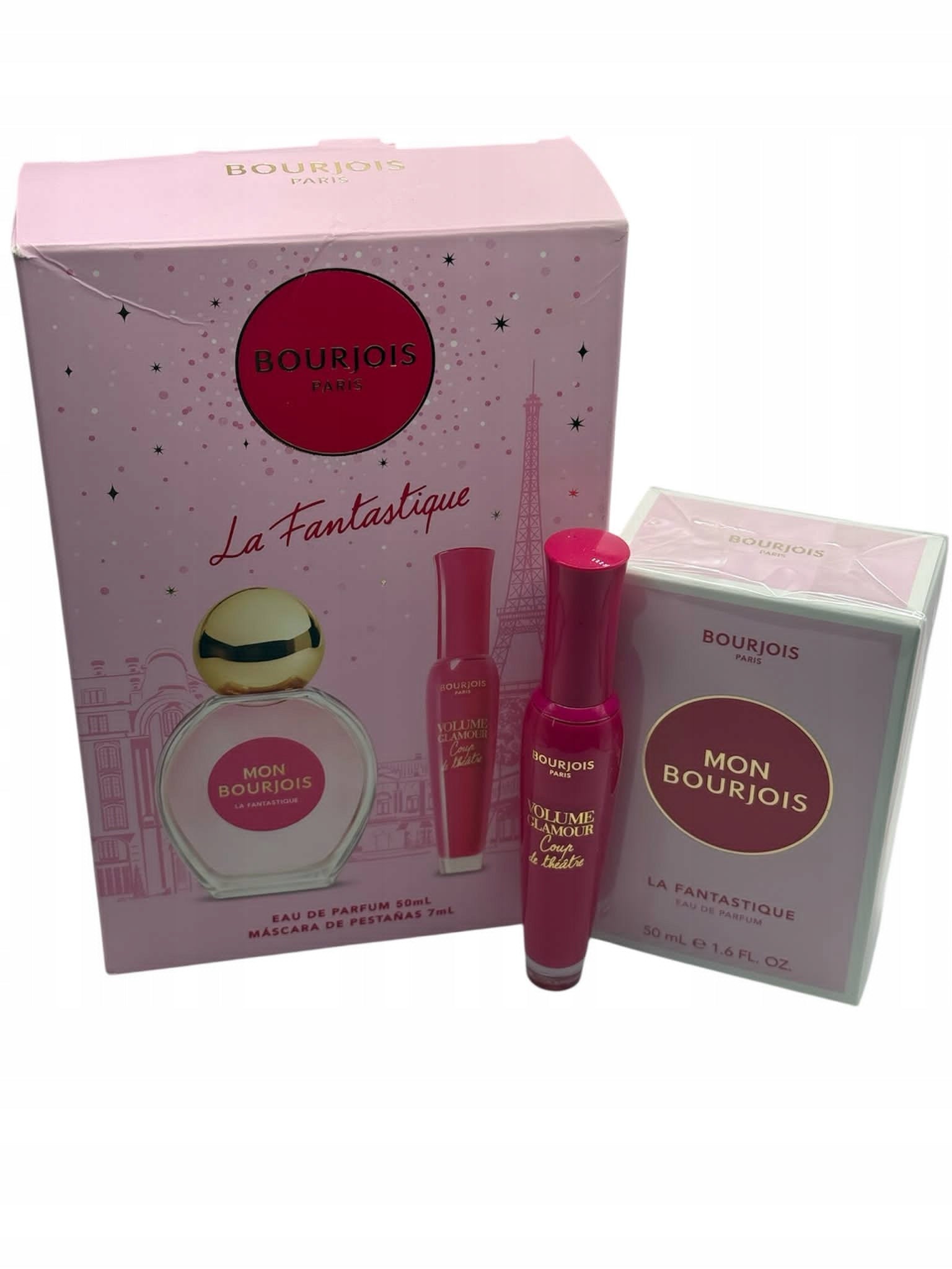 Bourjois La Fantastique Perfumed Water for Women 50ml plus 7ml Ink Packaging status original