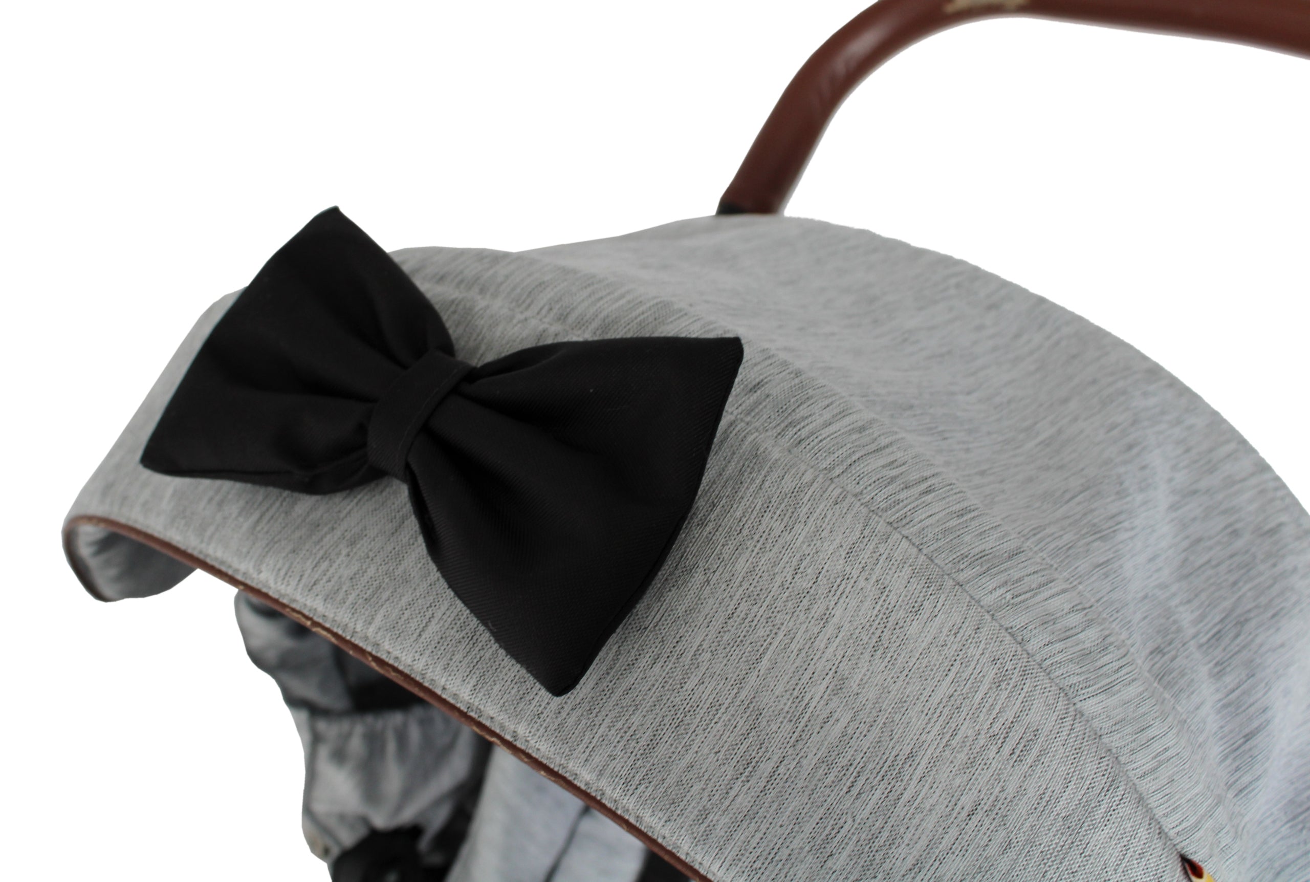 Bow bow for crib black