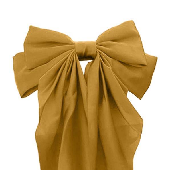 Bowknot Helmet Decor Cute Helmet Accessories Large Bow Helmet Dark Yellow Manufacturer no brand