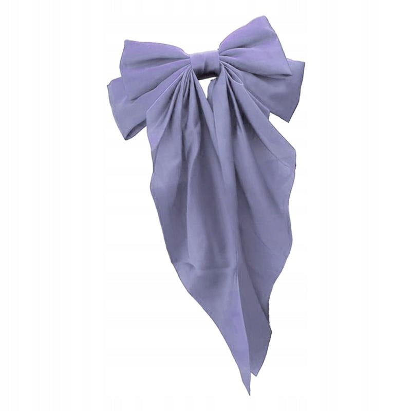 Bowknot Helmet Decor Cute Helmet Accessories Large Bow Helmet Lilac