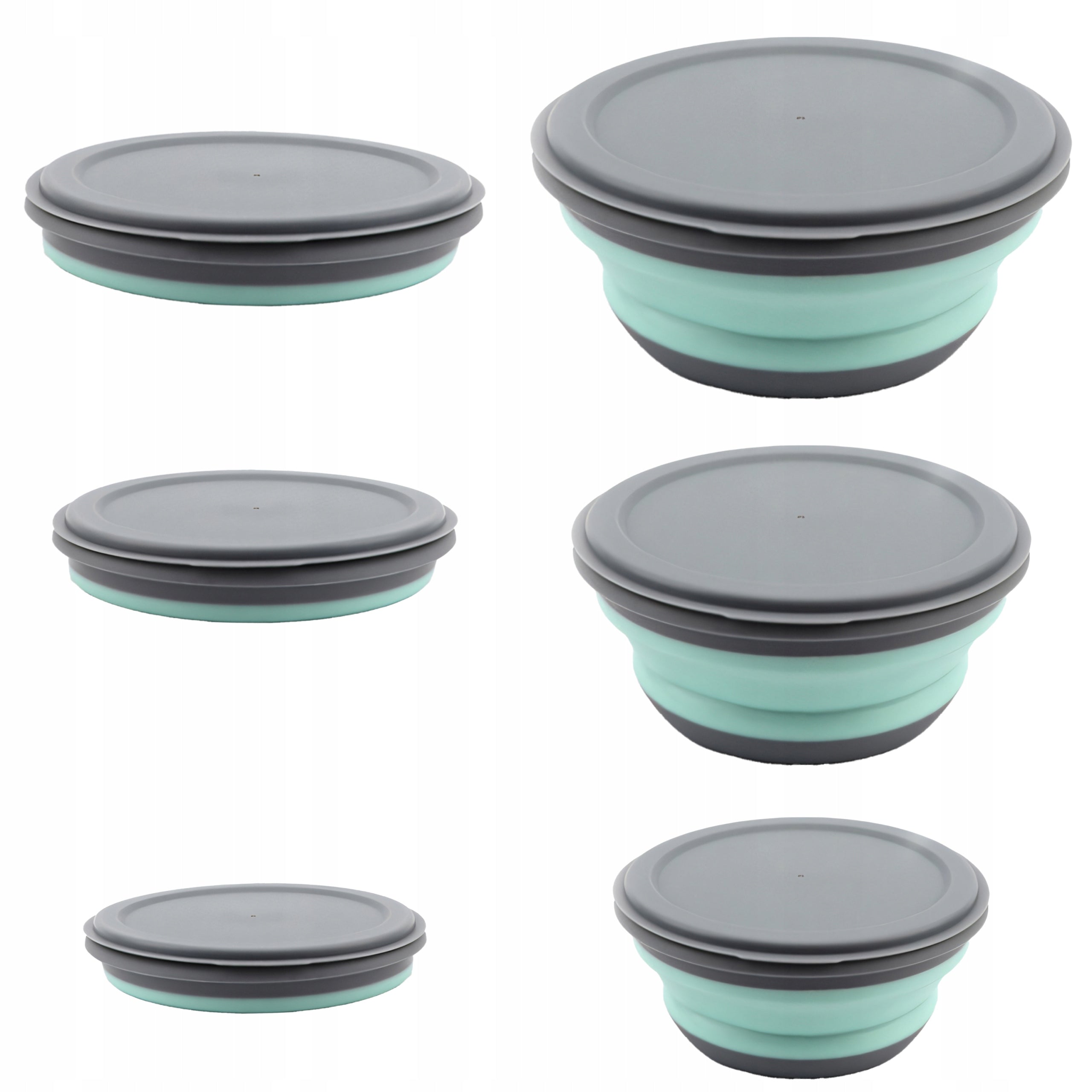 Bowls Travel Containers Silicone Folding with Lids Set of 3 Manufacturer code OR1132