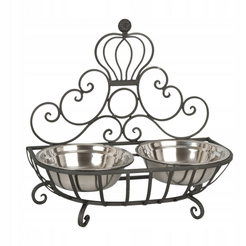 Bowls in a metal stand