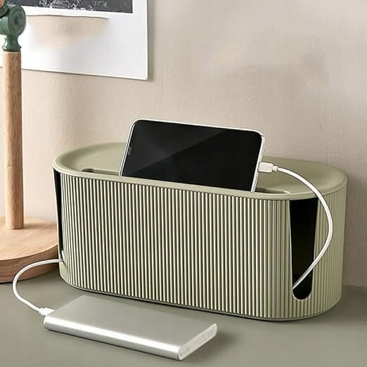 Box Cable Container Extension Power Strip Masking Organizer Model 0735812675817