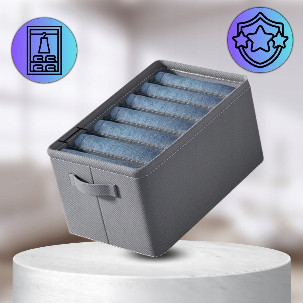Box Drawer Organizer Padded Cabinet Container Grey Packaging status original