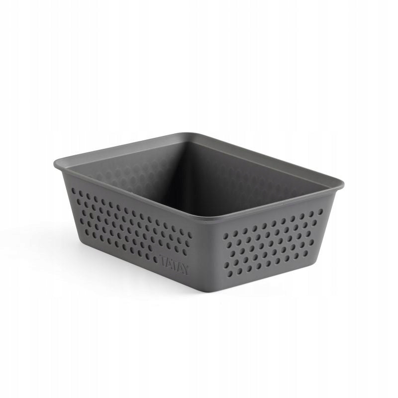 Box Organizer Container Set 3pcs Grey Bohol TATAY for Home Kitchen Brand Tatay
