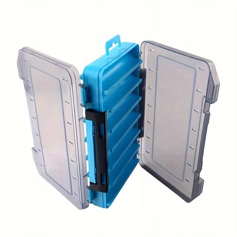 Box Organizer Double Sided Lure Wobblers Hooks Anchors Accessories.