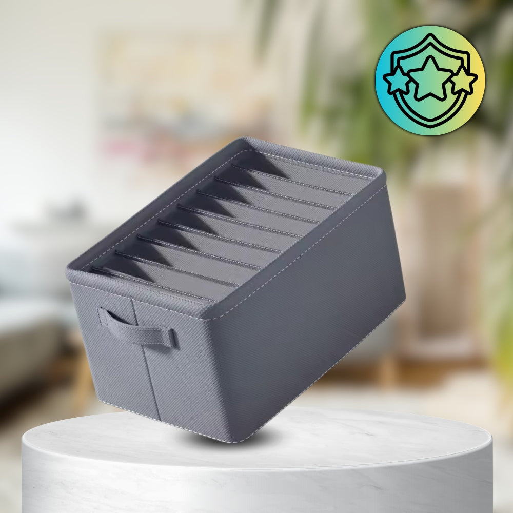 Box Organizer Stiffened Grey For Drawer Cabinet Container Strong Packaging status original