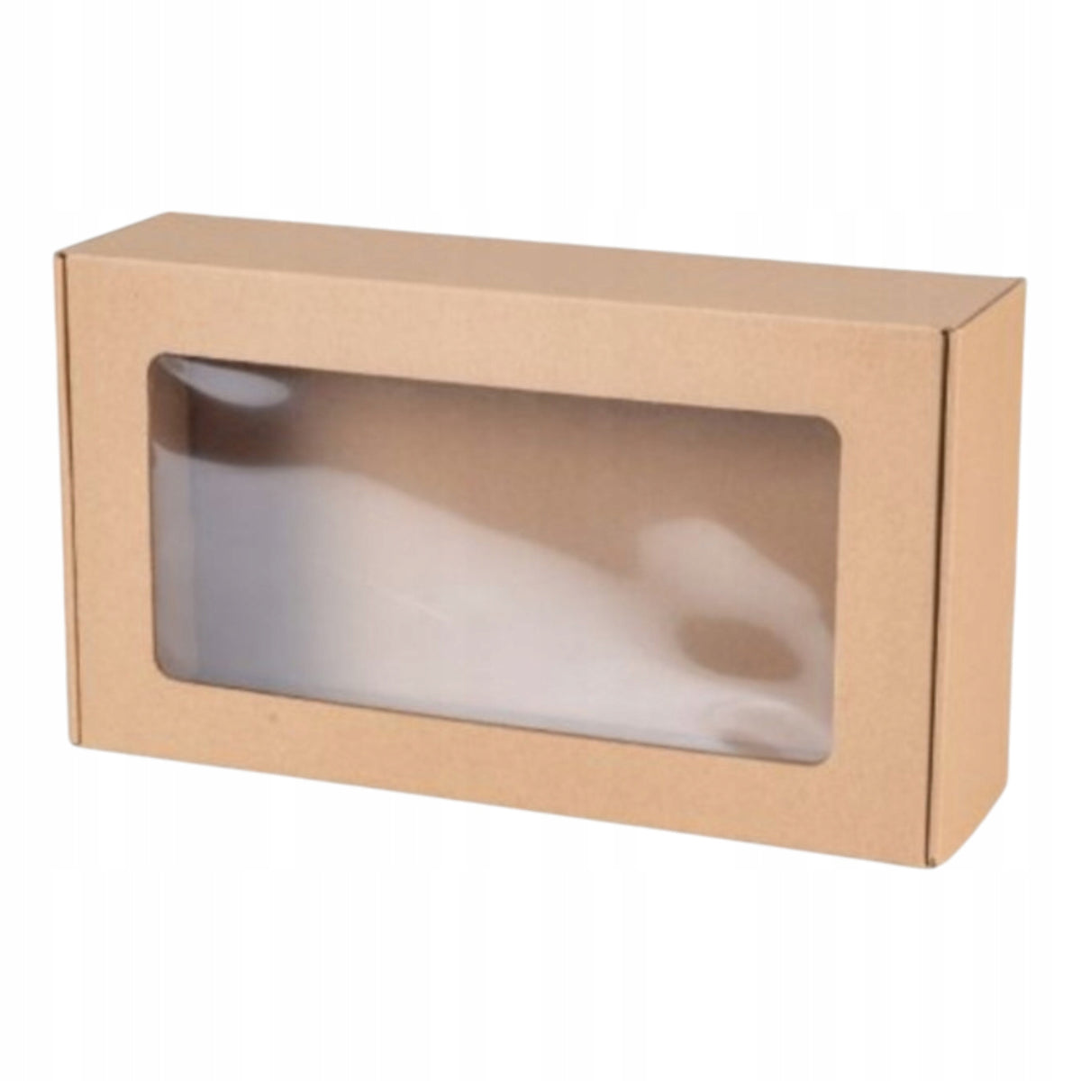 Box Rectangle with WINDOW 350x200x100mm Gift Packaging 10pcs