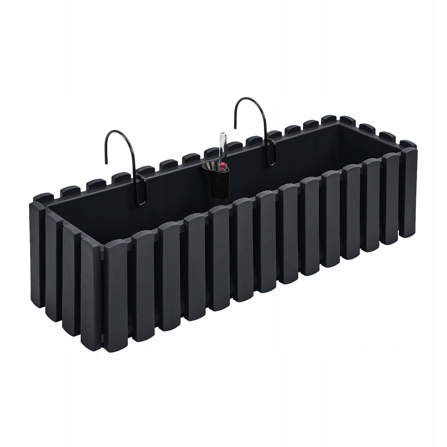 Box balcony pot DDEF600W Hooks + System