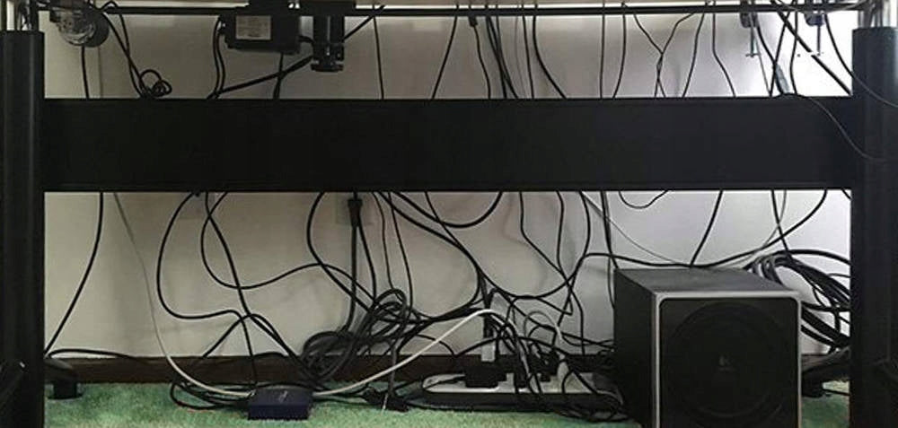 Box organizer for cables and strips size L (Black) /Strado Certificates of conformity CE