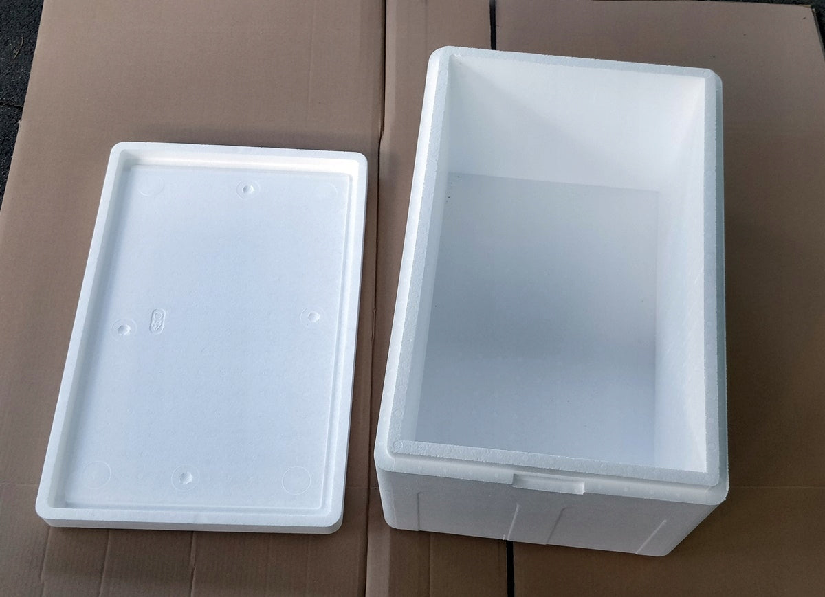 Box, polystyrene box 60x40x34 50 Liters Length 60 cm
