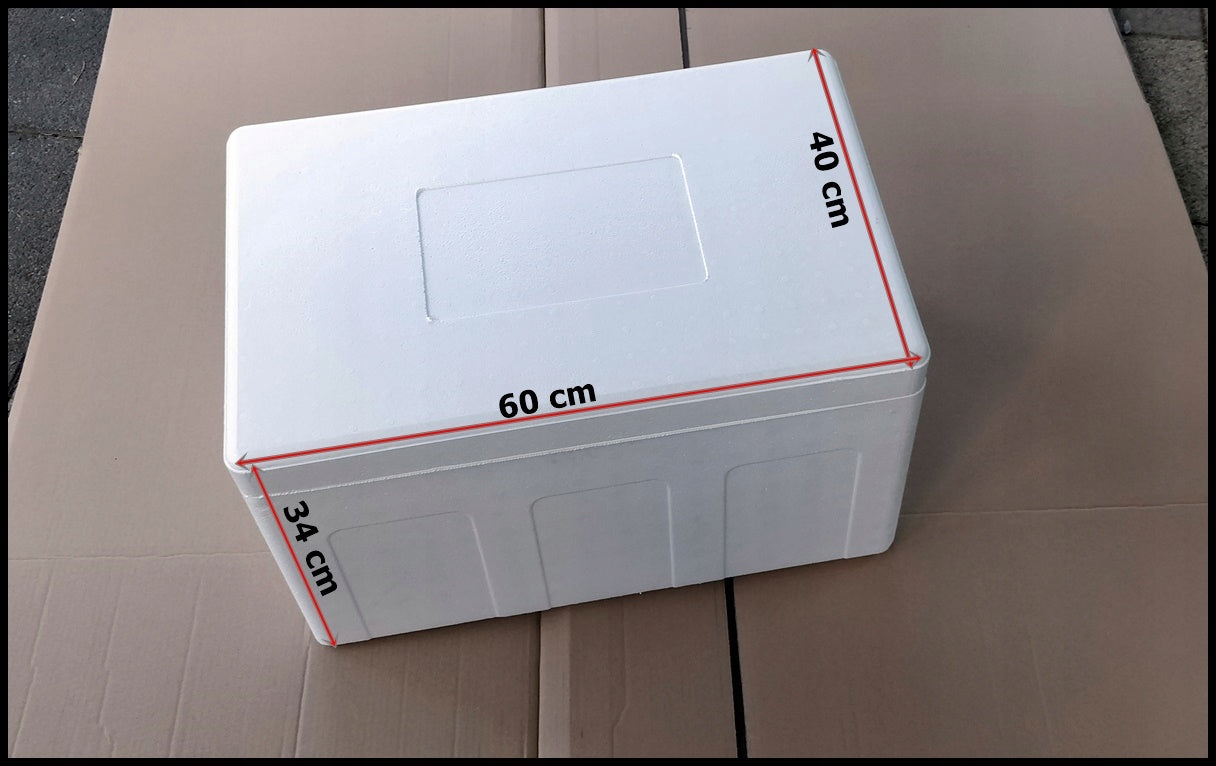 Box, polystyrene box 60x40x34 50 Liters Trade name Pudełko , BOX