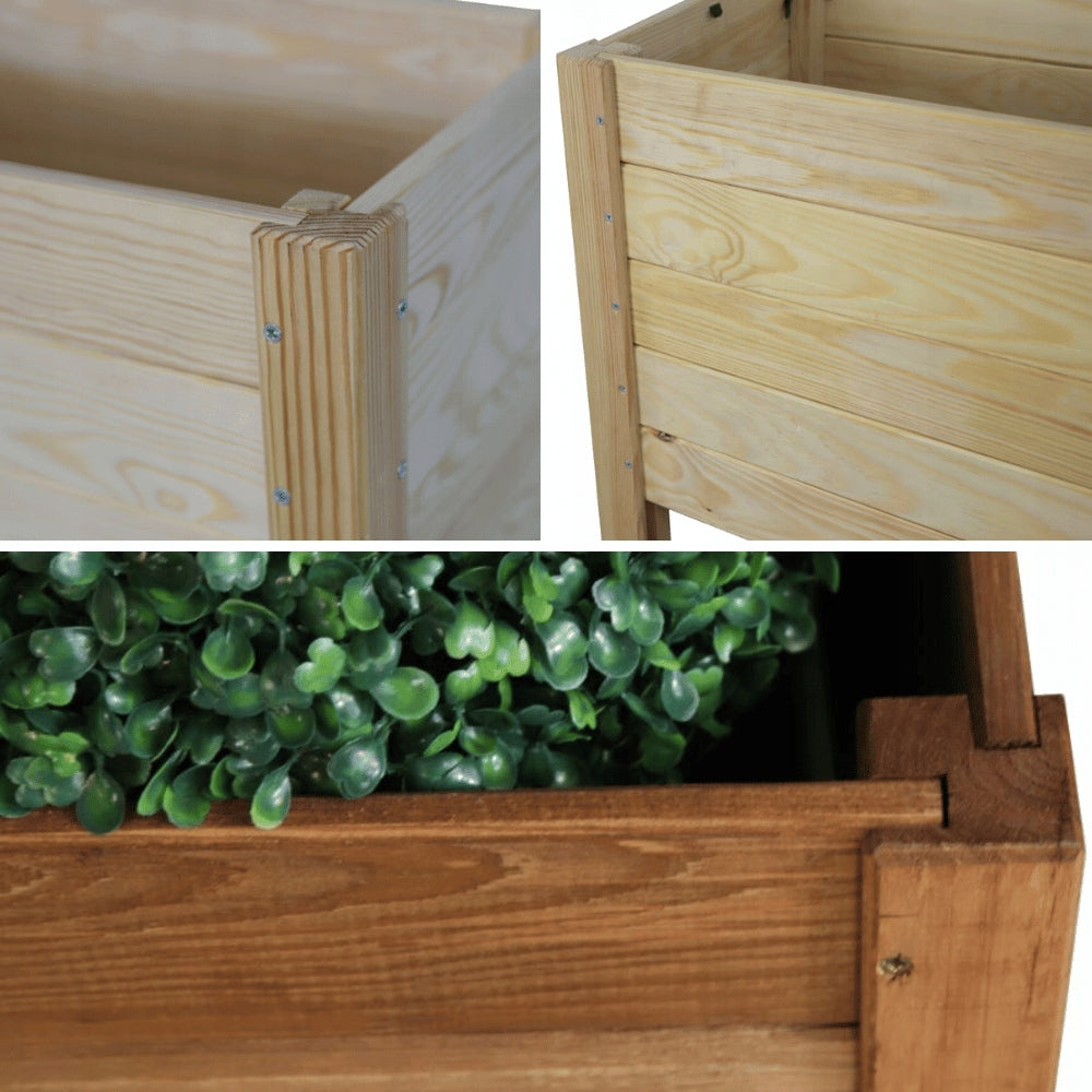 Box pot herbarium adjustable BOTTOM 40x34x30cm EKO Color beige