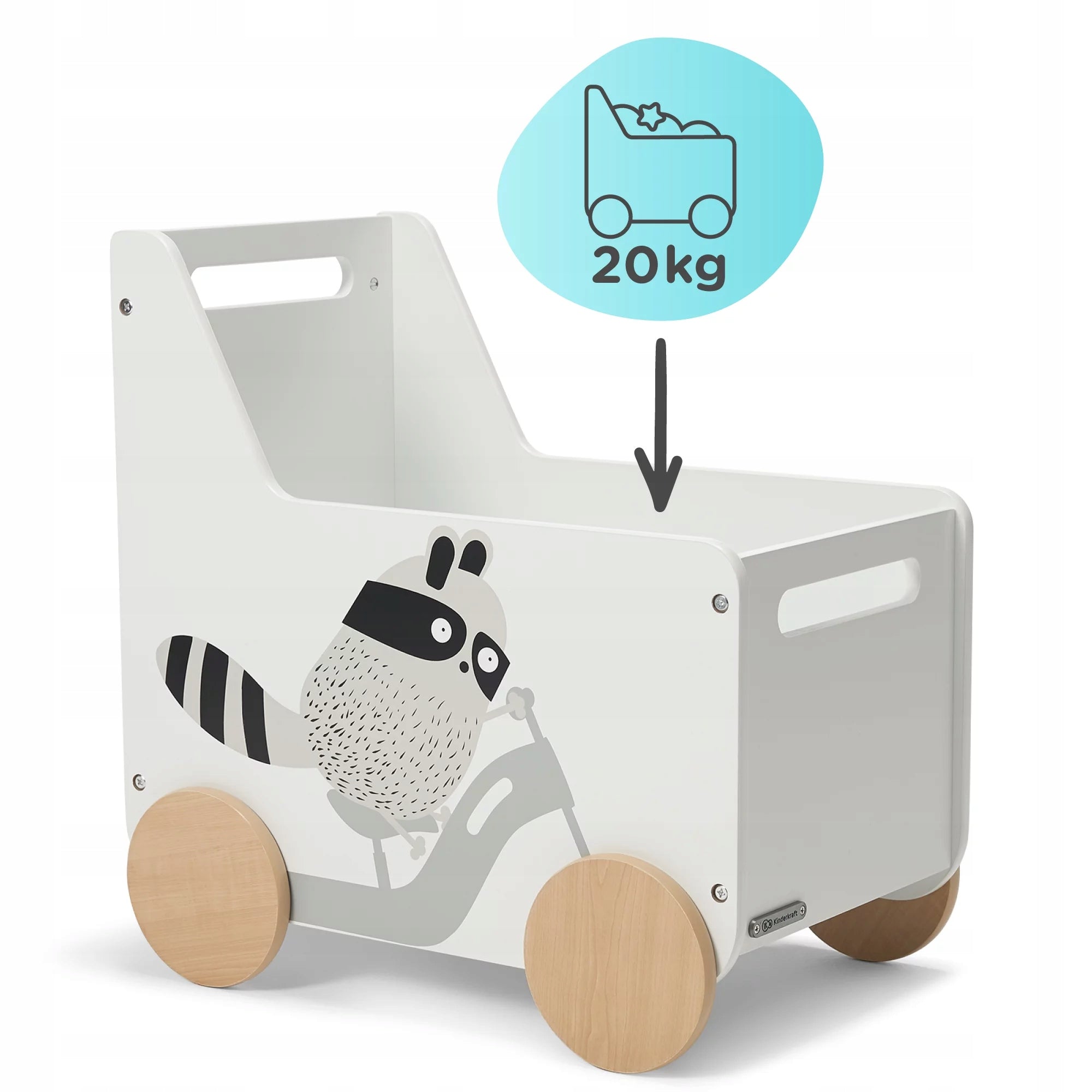 Box toy container Kinderkraft Racoon Manufacturer code KKHRACOSKR0000