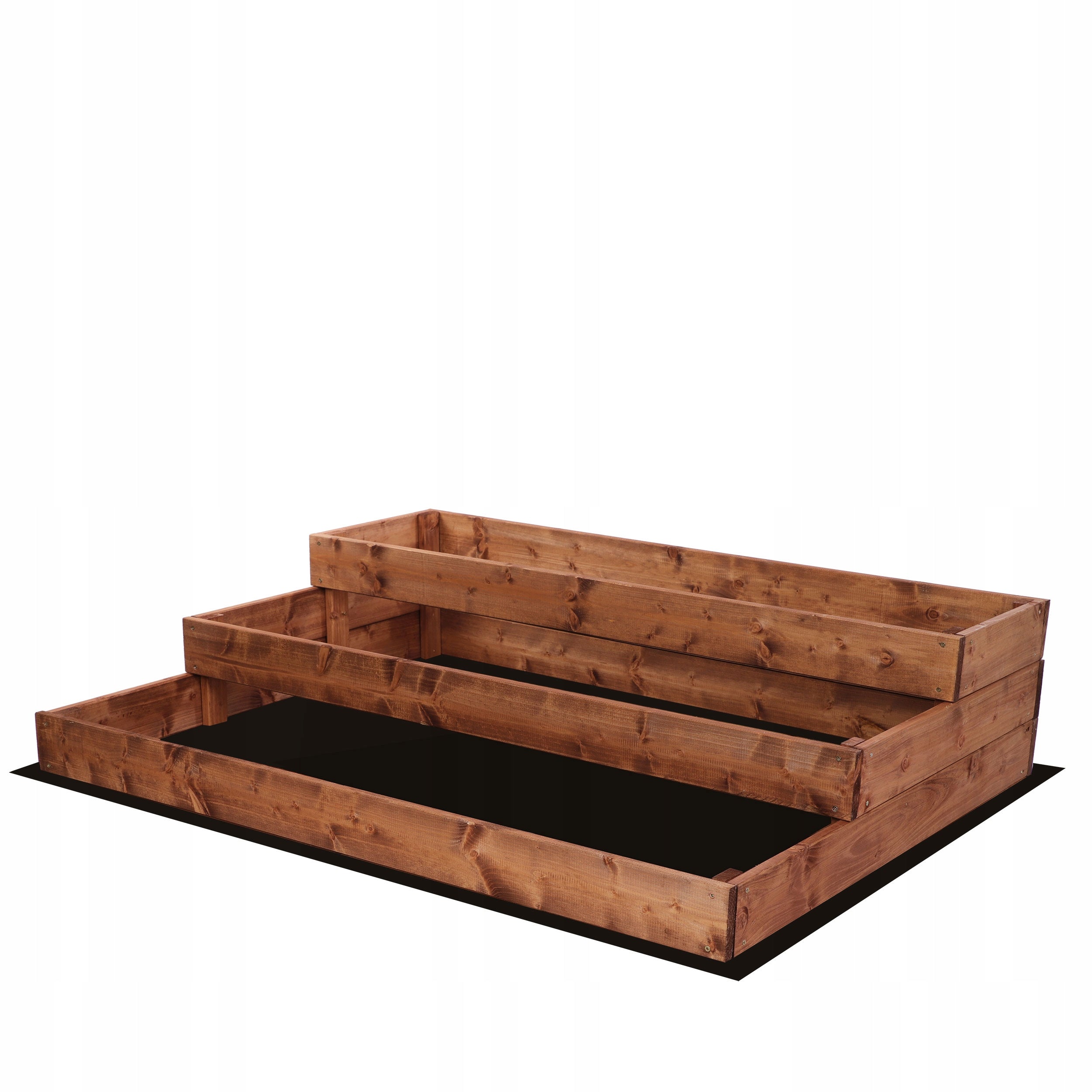 Box vegetable garden planter bunk bed trellis 27x120x90 impregnation eco Length 93 cm