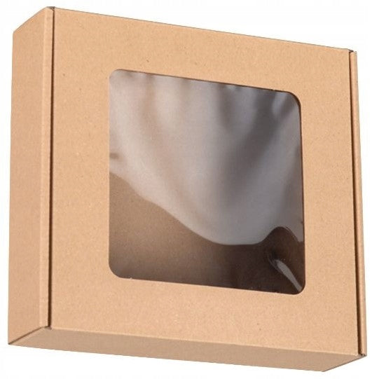Box with Window 11x11x2cm Gift Box Cardboard Fashion For Gift