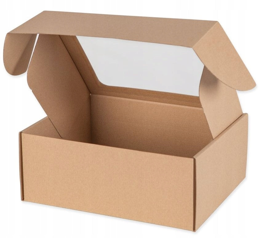 Box with Window 25x20x10 Gift Box Cardboard Fashion For Gift Brand no brand