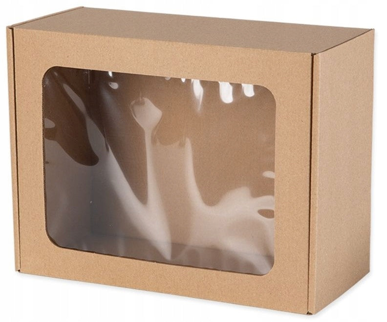 Box with Window 25x20x10 Gift Box Cardboard Fashion For Gift