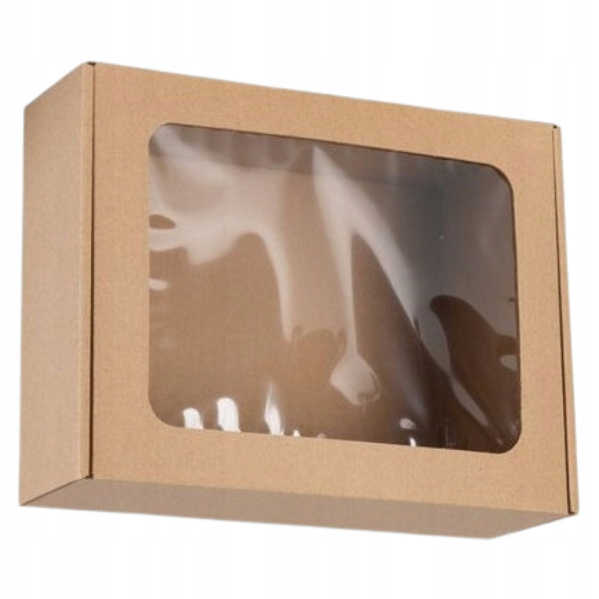 Box with Window 25x20x5 cm For Gift Packaging Gift Style
