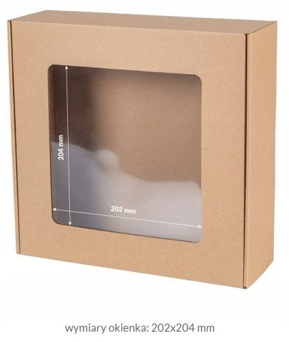 Box with Window 30x30x10 Gift Box Cardboard Fashion For Gift Brand no brand