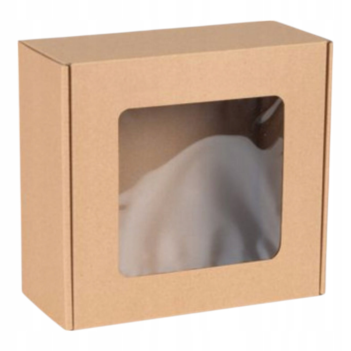 Box with window Gift Packaging 110x110x20mm Boxes 20pcs