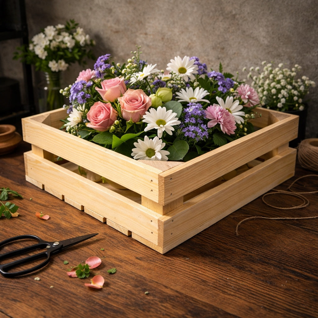 Box wooden cage box fruit apple manufacturer 40x30x10 Manufacturer code 1234