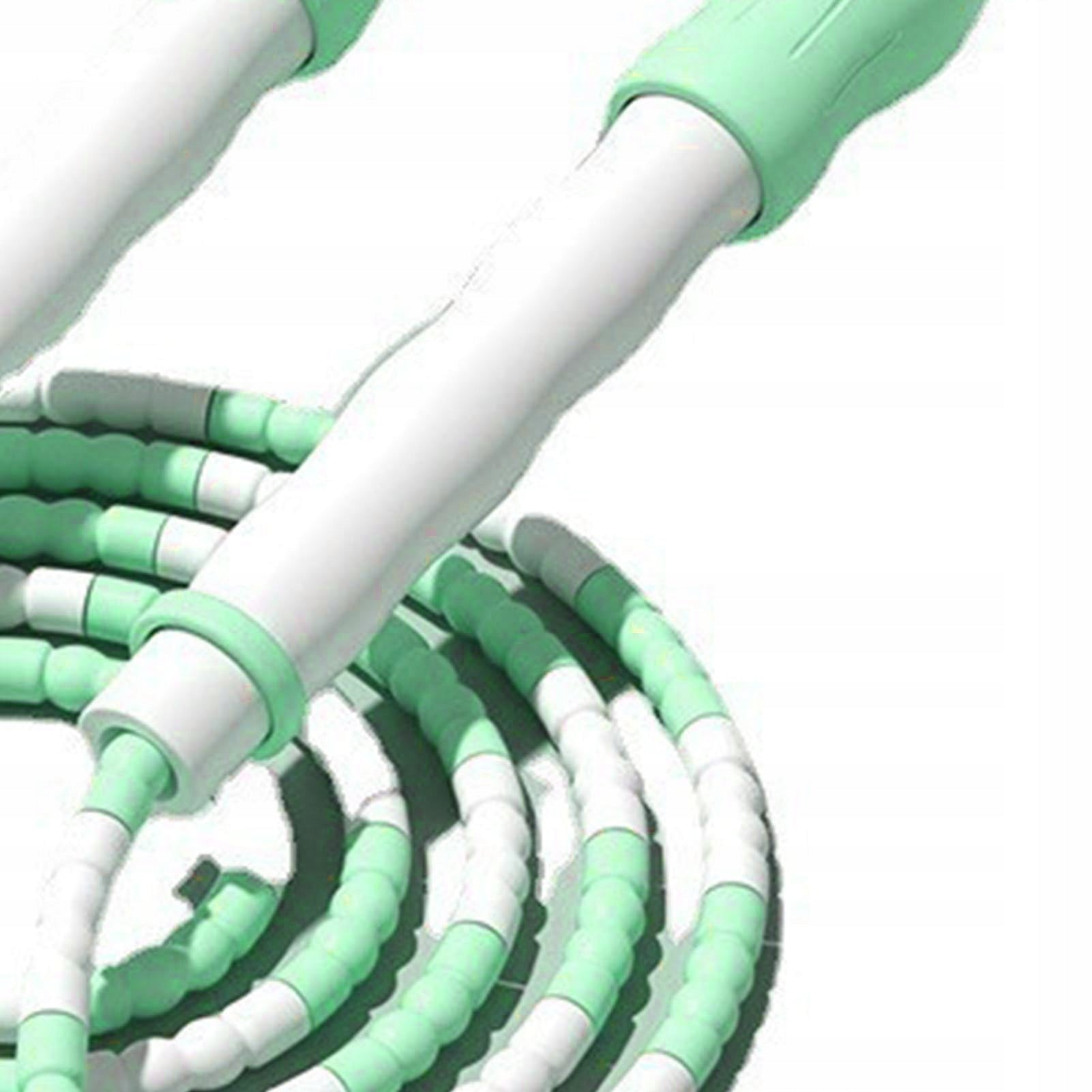 Boxing Jump Rope Adjustable - Fitness Set, Green, Ball Bearings Rope length 1 cm