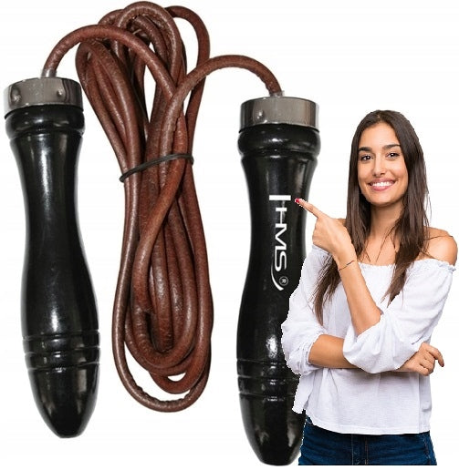 Boxing Jump Rope Leather/String with Load with Bearings Durable Color multicolor