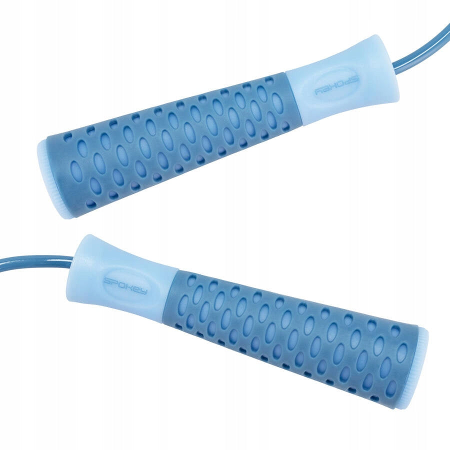 Boxing Jump Rope With Bearings For Exercise Fitness Cardio Adjustable 300 cm Color blue
